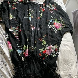 Simple black sarong to wear over swim suits or dresses!